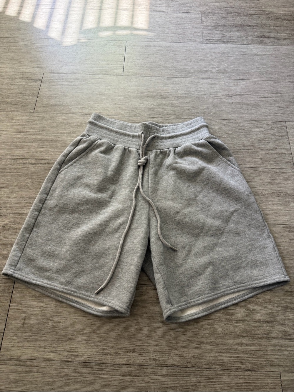 Alo yoga gray sweat shorts